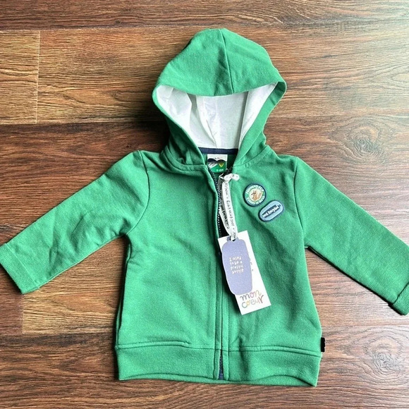 NWT Mon Coeur Baby Hoodie Sweatshirt | Sustainable | 100% Recyclable | Toddler - Picture 4 of 7